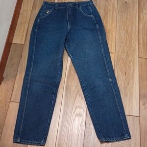 VINTAGE WRANGLER Dark Wash High Rise Jeans Size 10, 31" waist. 30" inseam 13" rz